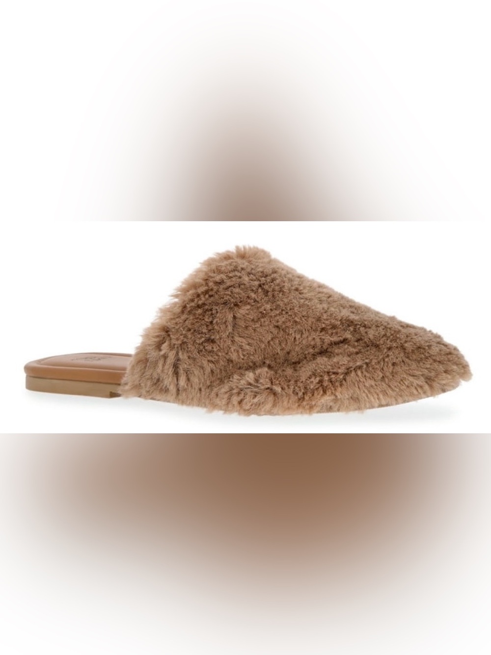 Time and Tru Women's Faux Fur Mules